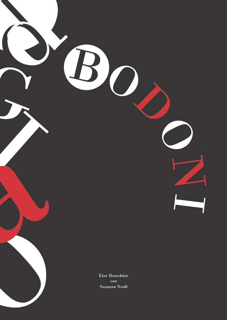 Bodoni Broschüre