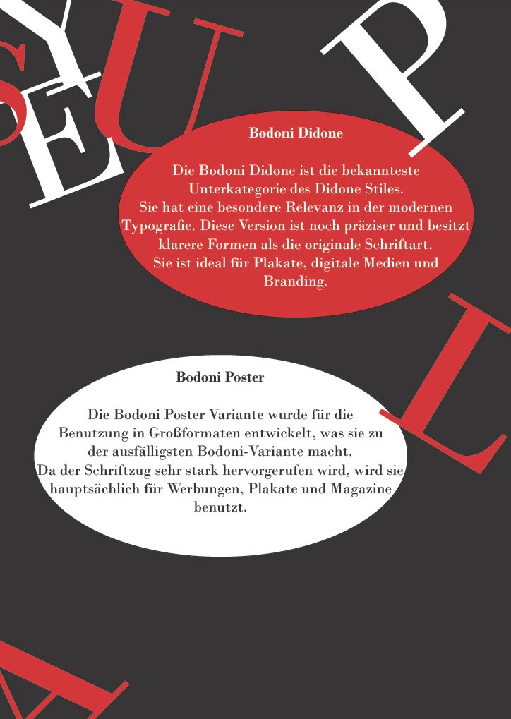 Bodoni Broschüre
